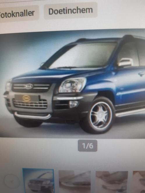 Voorbumperbeschermers rvs Kia Sportage Hyundai Tuscon, Auto diversen, Onderhoudsmiddelen, Ophalen