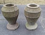 2 antieke grafvazen natuursteen arduin, Antiek en Kunst, Antiek | Vazen, Ophalen