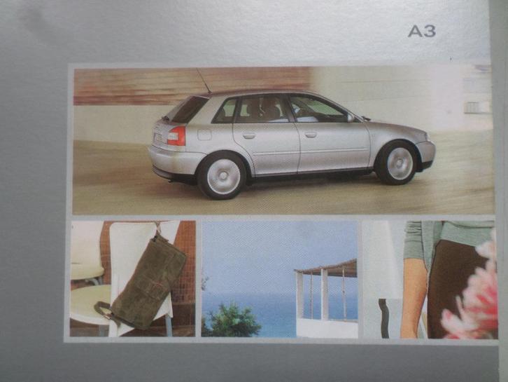 Audi A3 map met twee brochures, Boeken, Auto's | Folders en Tijdschriften, Zo goed als nieuw, Audi, Verzenden