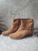 SPM Laarsjes met Hak - Maat 38, Kleding | Dames, Schoenen, Lage of Enkellaarzen, Ophalen of Verzenden, Gedragen, Bruin