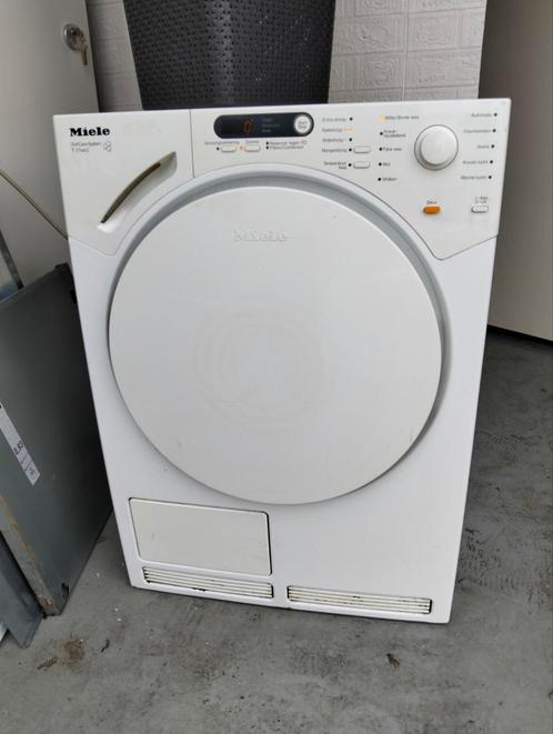 Miele T7744C Condensdroger, Witgoed en Apparatuur, Wasdrogers, Gebruikt, Condens, Voorlader, 4 tot 6 kg, Minder dan 85 cm, Anti-kreukfase