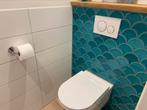 Tegels restant druppel groen/blauw en wit, Doe-het-zelf en Verbouw, Tegels, Ophalen, Minder dan 20 cm, Minder dan 5 m², Wandtegels