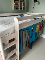 Flexa half hoogslaper met ‘riddertent’, Kinderen en Baby's, Kinderkamer | Stapelbedden en Hoogslapers, Ophalen, Gebruikt, Hoogslaper