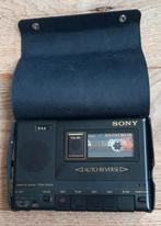 Sony TCM 1000A cassetterecorder in originele hoes/jaren 80, Ophalen of Verzenden, Enkel, Sony, Auto-reverse