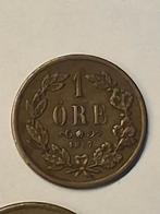 1 en 2 ore Zweden 1857/58, Ophalen of Verzenden, Overige landen