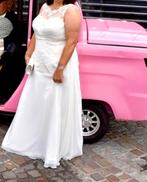 Bruidsjurk mt 42,44,46, Kleding | Dames, Trouwkleding en Trouwaccessoires, Ophalen of Verzenden, Gedragen, Wit, Trouwjurk