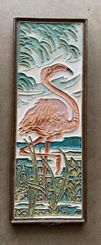 Flamingo Porceleyne Fles, Antiek en Kunst, Antiek | Wandborden en Tegels, Ophalen of Verzenden