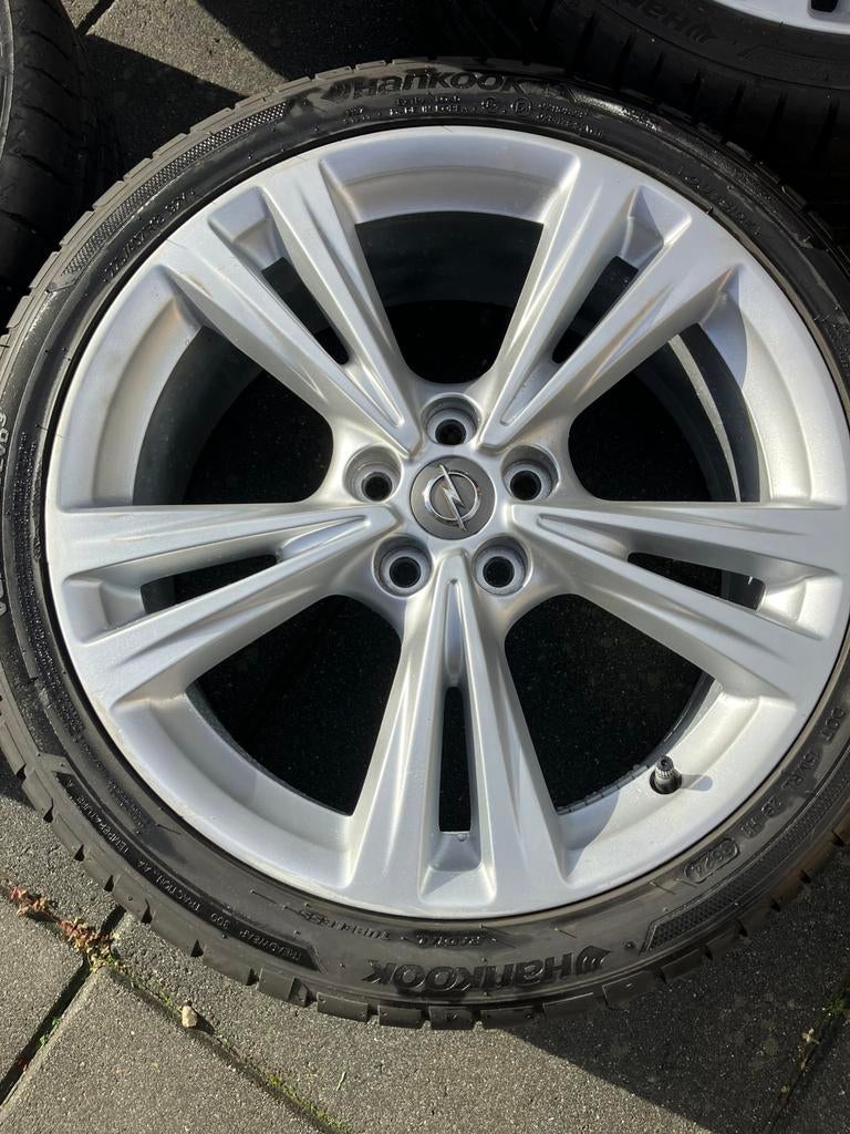 18 19 inch Opel Astra K J Ampera e velgen banden 5x105, Auto-onderdelen, Banden en Velgen, Ophalen, 18 inch, Banden en Velgen