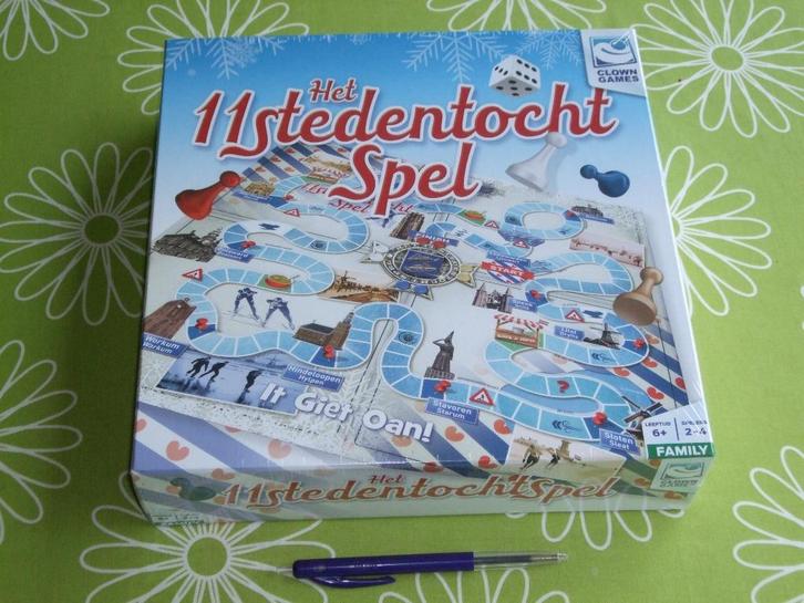 Nieuw in seal: Het Elfstedentocht spel, Hobby en Vrije tijd, Gezelschapsspellen | Bordspellen, Nieuw, Een of twee spelers, Drie of vier spelers