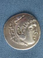 Tetradrachme – Pamphylia Aspendos - 192 B.C. - bodemvondst, Postzegels en Munten, Munten | Europa | Niet-Euromunten, Ophalen of Verzenden