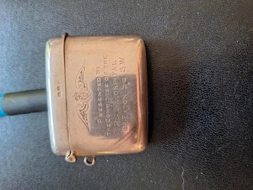 Strijkstok lucifers  zilver  bakje RAF Hospital, Verzamelen, Militaria | Tweede Wereldoorlog, Luchtmacht, Engeland, Ophalen of Verzenden