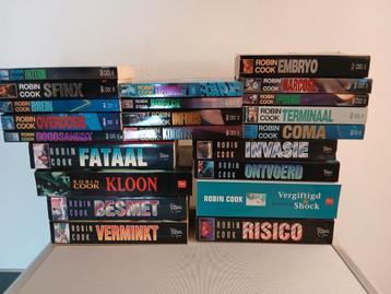 Medische thrillers. Schrijver Robin Cook. 2 euro P/S beschikbaar voor biedingen