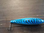 Kunstaas Plug Blauw Tijgerprint 13cm, Watersport en Boten, Ophalen of Verzenden, Gebruikt, Overige typen