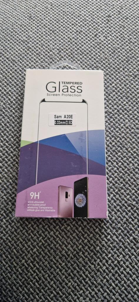 Tempered Glass Screen Protector Samsung A20e, Telecommunicatie, Mobiele telefoons | Hoesjes en Frontjes | Samsung, Nieuw, Frontje of Cover
