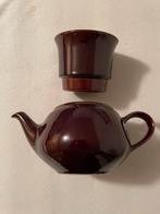 Tk vintage theepotje met bovenop filter voor losse thee, Huis en Inrichting, Keuken | Servies, Ophalen of Verzenden, Glas, Overige stijlen