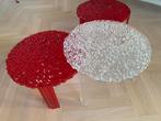 3 Kartell T-Table bijzettafeltjes – van Patricia Urquiola, Ophalen, Minder dan 45 cm, Gebruikt, Design