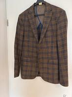 Bruin geruit heren colbert maat 48, Ophalen of Verzenden, Zo goed als nieuw, Maat 52/54 (L), Bruin