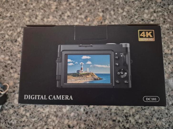 digital camara 4K dc101, Audio, Tv en Foto, Videocamera's Digitaal, Zo goed als nieuw, Geheugenkaart, Overige merken, 20x of meer