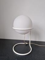 XL vintage tafellamp - zwevende bol / globe - jaren 70, Minder dan 50 cm, Ophalen of Verzenden, Zo goed als nieuw