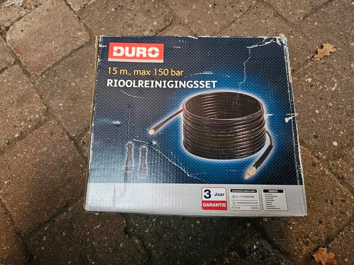 Duro Rioolreinigingsset 15 meter, Caravans en Kamperen, Luchtpompen, Nieuw, Handmatig, Ophalen of Verzenden