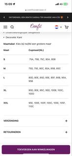 Comfit BH Maat L - Comfort & Ondersteuning, Kleding | Dames, Ondergoed en Lingerie, Ophalen of Verzenden, Zwart, BH