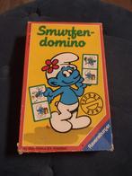 vintage Domino spelen met de Smurfen, Ophalen of Verzenden, Zo goed als nieuw, Kwartet(ten)