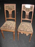 voor de hobbyist stoel bekleder 3 eiken stoelen, Antiek en Kunst, Antiek | Meubels | Stoelen en Banken, Ophalen
