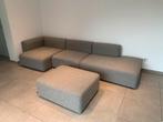 Hay Bank met poef, Huis en Inrichting, Banken | Voetenbanken en Poefen, 125 cm of meer, Ophalen of Verzenden, Zo goed als nieuw