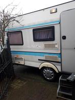 hobby 460,,met zgan   voortent luifel, Caravans en Kamperen, 2 aparte bedden, Rondzit, Hobby, Kachel