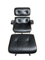 Vitra Eames Lounge Chair & Ottoman – Premium Nero (Nieuw), Huis en Inrichting, Fauteuils, Ophalen, Nieuw, 75 tot 100 cm, 75 tot 100 cm
