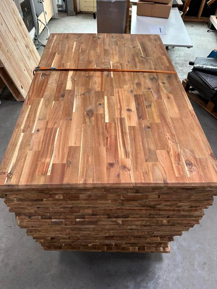 Planken en bladen / tafelbladen teak hout, Huis en Inrichting, Tafels | Eettafels, Zo goed als nieuw, 100 tot 150 cm, 50 tot 100 cm