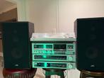 JVC L‑11 vintage hifiset platenspeler, tuner, cassettedec, Audio, Tv en Foto, Stereo-sets, Ophalen, Zo goed als nieuw, Cassettedeck