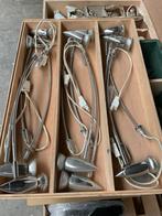 12  pendelspotjes, Ophalen, Zo goed als nieuw, Metaal of Aluminium