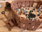 Playmobil groot fort, wigwam, super veel poppetjes, kano's e, Ophalen of Verzenden, Gebruikt
