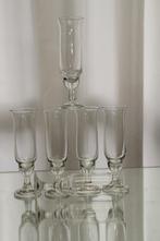 Set lage flutes van Ambasador Leerdam, Antiek en Kunst, Antiek | Glas en Kristal, Ophalen