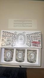 Diptyque paris kaarsen set 3 x 70 gram nieuw, Huis en Inrichting, Woonaccessoires | Kandelaars en Kaarsen, Verzenden, Zo goed als nieuw
