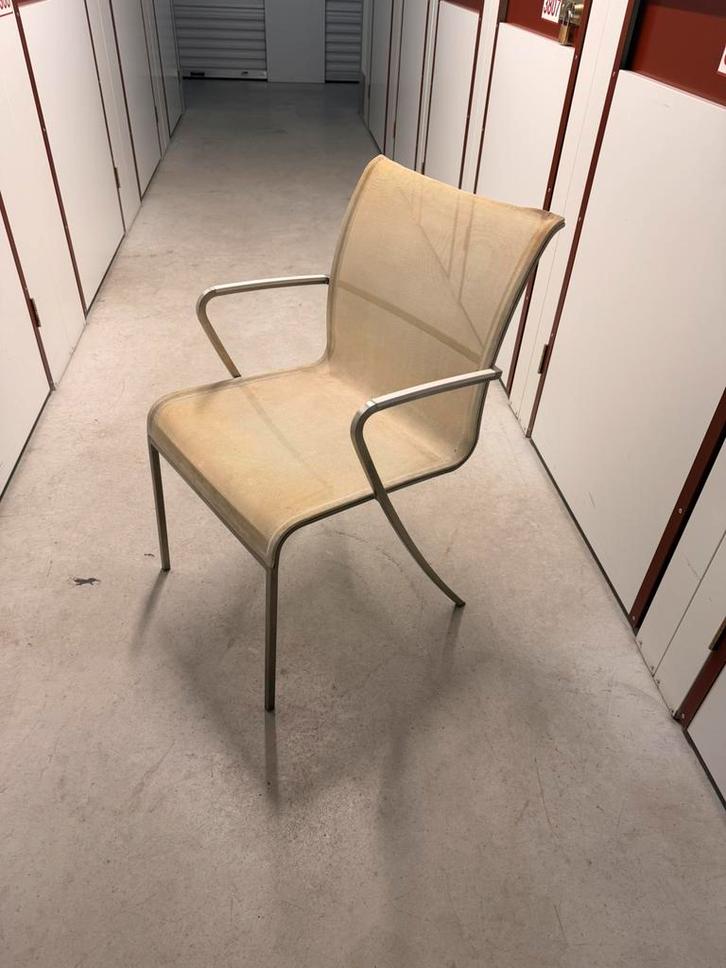 4 stuks Royal Botania QT armleuningstoelen (evt. + eettafel), Tuin en Terras, Tuinstoelen, Gebruikt, Aluminium, Ophalen