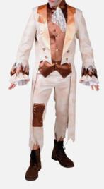 Leuk cremekleurig/bruin HORROR BRUIDEGOM pak (Halloween), Ophalen, Carnaval, Nieuw, Kleding