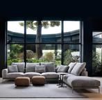 Flexform Romeo hoekbank stof cat. Extra Eboli LP € 30.000,-, 125 cm of meer, Ophalen of Verzenden, Zo goed als nieuw, Stof