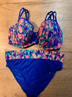 Prima donna 80F bikini en bbh slip M  blauw print, Zo goed als nieuw, Bikini, Verzenden, Blauw
