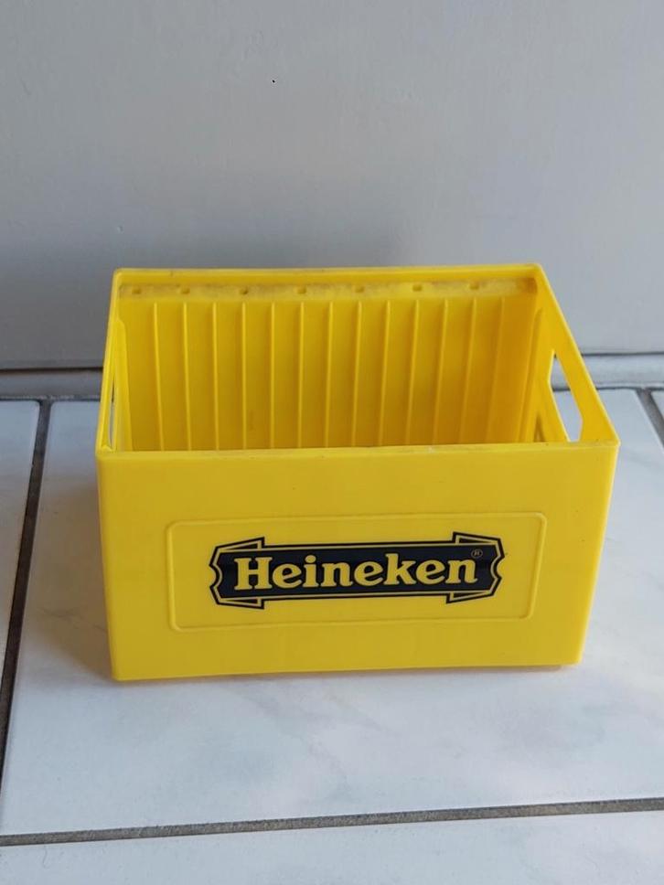 Leuk geel Heineken bier cd kratje, ', Verzamelen, Biermerken, Zo goed als nieuw, Overige typen, Heineken, Ophalen of Verzenden