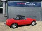 MG B 1.8 Roadster 1971 APK VRIJ Uniek ! (bj 1971), Auto's, Oldtimers, Achterwielaandrijving, Zwart, Cabriolet, 4 stoelen