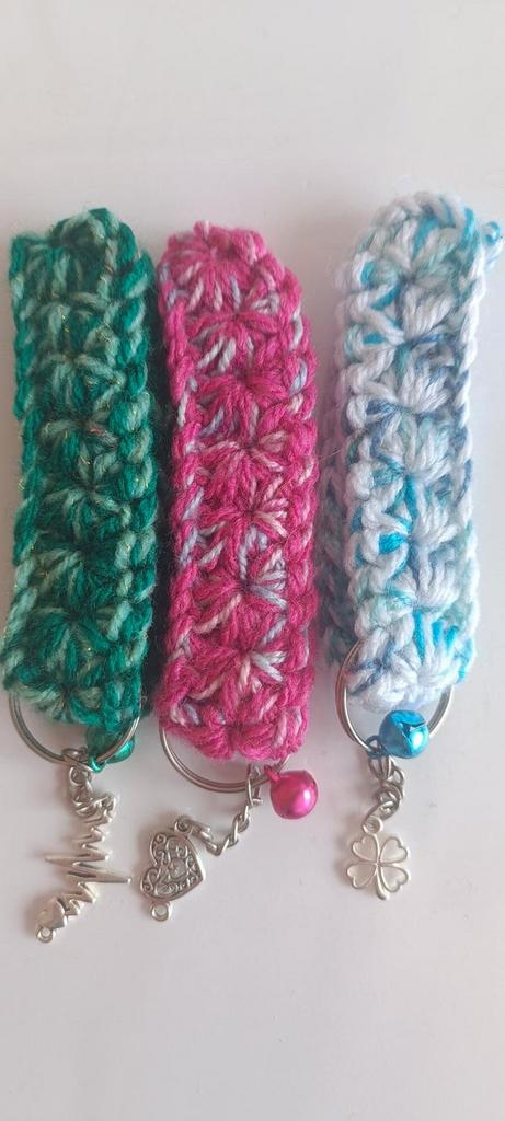 Gehaakte sleutelhanger set, Verzamelen, Sleutelhangers, Nieuw, Ophalen of Verzenden