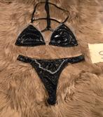 Lak lingeriesetje, Kleding | Dames, Verzenden, Nieuw, Zwart, Bikini