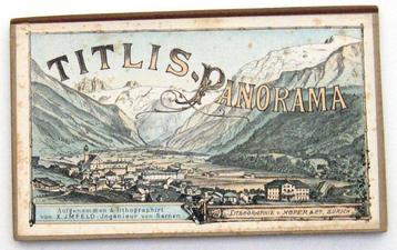 Titlis-Panorama 1879 Leporello Panorama Zwitserland Schweiz beschikbaar voor biedingen