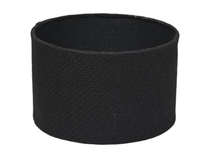 Ronde Lampenkap ø32x20-Zwart Jute, Huis en Inrichting, Lampen | Lampenkappen, Nieuw, Minder dan 25 cm, Rond, Zwart, Ophalen of Verzenden