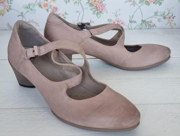 Ecco beige /lichtbruine pumps mt. 41 beschikbaar voor biedingen