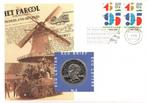 Nederland ECU brief nr 5 Nederland bevrijd 1995, Postzegels en Munten, Ophalen of Verzenden, Brief