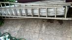 3 delige ladder 10m hoog, Doe-het-zelf en Verbouw, Ladders en Trappen, Ophalen of Verzenden, Gebruikt