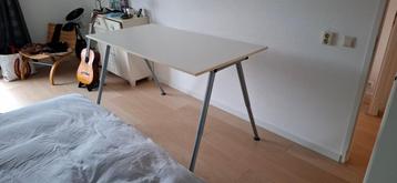 Wit Ikea bureau 'Galant' 160 x 80 cm - afbeelding 3